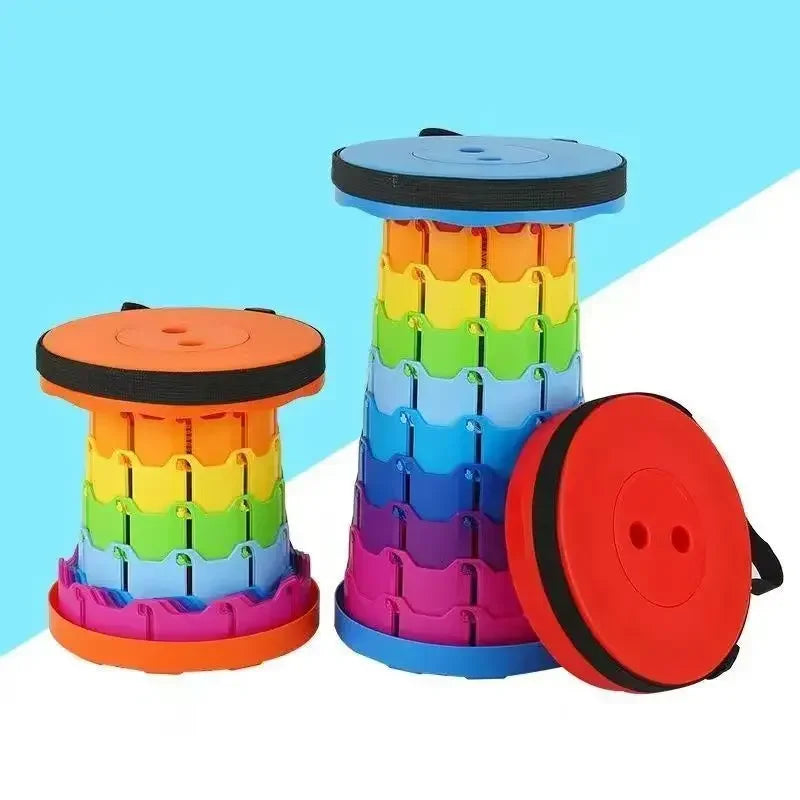  Lightweight Plastic Camping Chair Portable Folding Stools Outdoor Portable Stools 