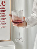 Vertical Champagne Glasses Home Glass Goblets High-End Red Wine Glasses White Wine Glasses Cocktail Glasses