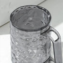 Plastic Mouthwash Toothbrush Cup with Handle Home Bathroom Tumblers Portable Mug 