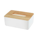 Wooden Tissue Box Napkin Holder Bamboo Lid Top  Wet Wipes Dispenser
