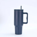 40Oz Tumbler with Handle and Straw Lid Insulated Cup Reusable Stainless Steel Water Bottle Travel Mug
