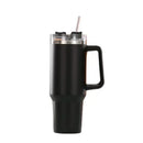 40Oz 304 Stainless Steel Insulated Water Bottle Thermal Coffee Car Cup Vacuum Flask with Handle Straw
