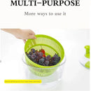 Salad Spinner Dryer Household Vegetable Dehydrator Fruit Drain Basket Multifunctio Spinner Dryer Washing Drying Kitchen Tools