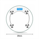 Round Shape Digital Body Weight Scale High-Definition LCD Display Bathroom Scale Floor Electronic Scales Precision 0.2-180KG