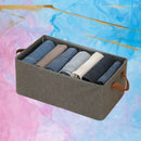  Drawer-Type Household Closet Organizer Basket Cotton Linen Trousers Organizer