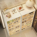 6 Layers Foldable Shoes Box Thickened Dustproof Plastic Sneaker Shoe Cabinet Modern Stackable Cabinet Transparent Shoe Rack