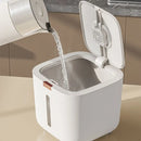 Rice Cup Pet Dog Food Store Box Rice Dispenser Cubic Moisture Proof Rice Box10KG Airtight Storage Bucket Cereal