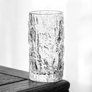 340Ml 6Pcs Set Simple Japanese Style Hammer Patterned Glass Cup Cocktail Glass Juice Milk Soda Water Cups