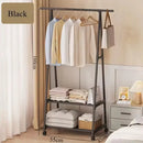 Clothes Rack Triangle Pulley with Wheels Living Room Movable Triangle Clothes Racks Floor Standing Clothes Hanger