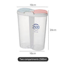 Kitchen Sealed Storage Box Cereal Dispenser Food Storage Tank Rotating Food Cups Container Case Flour Grain Cans Organizer