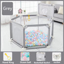 Baby Playpen Baby Playard for Babies and Toddlers Baby Fence Play Pens Safety Play Yard with Soft Breathable Mesh 