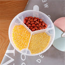 Kitchen Sealed Storage Box Cereal Dispenser Food Storage Tank Rotating Food Cups Container Case Flour Grain Cans Organizer