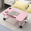 Foldable Portable Mini Computer Desk for Bedroom Dormitory Laptop Gaming Studying Reading on Bed SofaTray Small Lazy Table