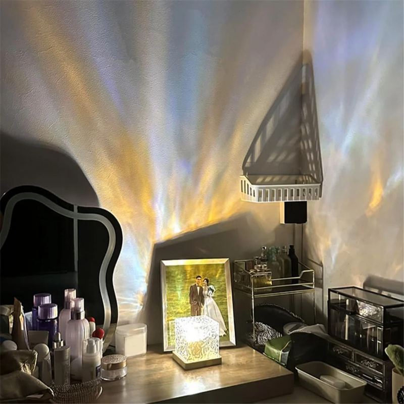 Aurora Northern Lights Lamp Wave-Cube Lamp Ocean Wave Projector Water Wave Effect Lights 