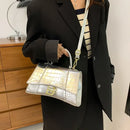  Women'S Textured Small Bag - Fashionable Casual Korean Version Shoulder Messenger Bag