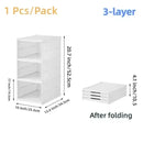 Multi Layers Shoes Box Foldable Transparent Sneaker Shoe Storage Organizers  
