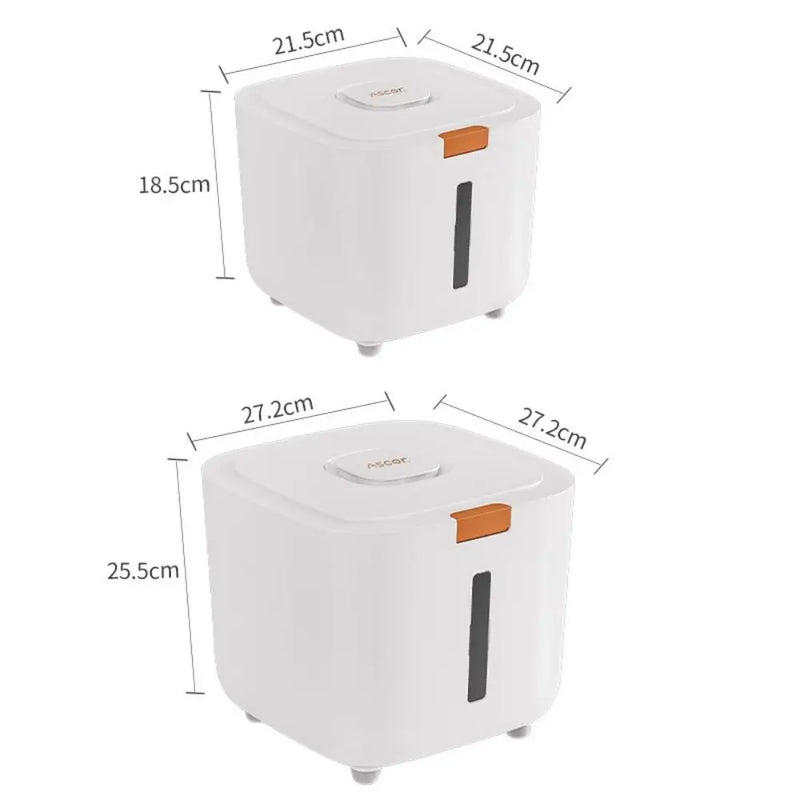 Rice Cup Pet Dog Food Store Box Rice Dispenser Cubic Moisture Proof Rice Box10KG Airtight Storage Bucket Cereal