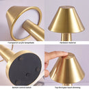 USB Charging Modern Touch Dimmable Desk Lamp Metal Mushroom Atmosphere Night Light