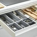 7 Pieces Kitchen Drawer Tableware Cutlery Knife and Fork Free Combination Sorting Box Multi-Functional Debris Storage Tray