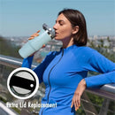 Vacuum Tumbler with Lid Stainless Steel Portable Water Bottle with Dazzling Handle Insulated Tumbler 30OZ