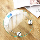 Round Shape Digital Body Weight Scale High-Definition LCD Display Bathroom Scale Floor Electronic Scales Precision 0.2-180KG