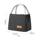 Portable Lunch Bag  Fridge Bag Zipper Thermal Bag Crossbody Lunch Box Tote Food Picnic Beach Bag