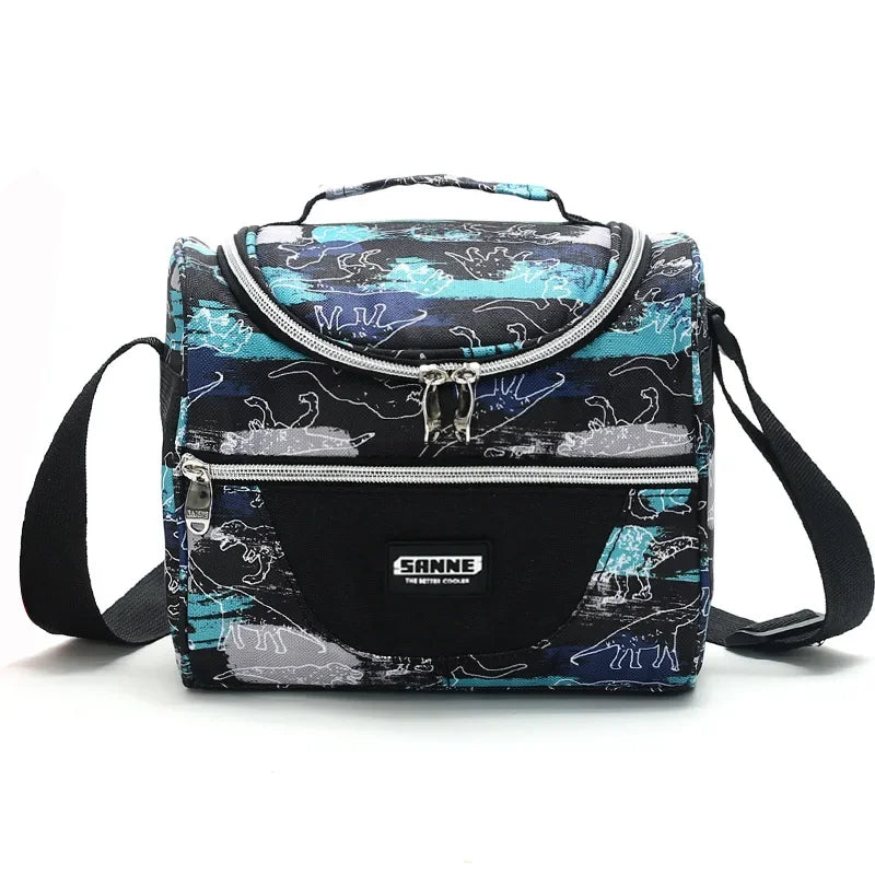 Portable Lunch Bag Food Thermal Box Waterproof Handheld Picnic Insulated Lunch Bag  