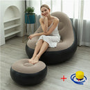 Lazy Couch Sofas Inflatable Foldable Recliner Outdoor Bean Bag Sofa Velvet Inflatable Chair