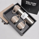 500ML 304 Stainless Steel Vacuum Insulated Bottle Gift Set Office Business Style Coffee Mug Thermos Bottle Portable Thermos