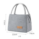 Portable Lunch Bag  Fridge Bag Zipper Thermal Bag Crossbody Lunch Box Tote Food Picnic Beach Bag