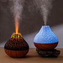 Volcano Air Humidifier 300Ml  USB Water Mist Diffuser Purifier Air Freshener with Colorful Ambient Night Light