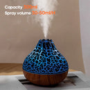 Volcano Air Humidifier 300Ml  USB Water Mist Diffuser Purifier Air Freshener with Colorful Ambient Night Light