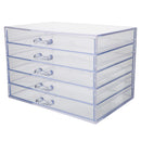 Drawers Storage Box Nail Oil Products Container Organizer Acrylic Accessories Clear Polish