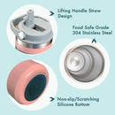 Vacuum Tumbler with Lid Stainless Steel Portable Water Bottle with Dazzling Handle Insulated Tumbler 30OZ