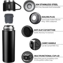 500ML 304 Stainless Steel Vacuum Insulated Bottle Gift Set Office Business Style Coffee Mug Thermos Bottle Portable Thermos