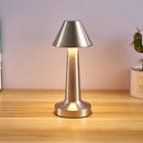 USB Charging Modern Touch Dimmable Desk Lamp Metal Mushroom Atmosphere Night Light