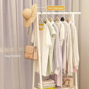 Mobile Clothes Hanger Triangle Floor Standing with Wheels Coat Rack Multi-Function Household Bedroom Living Room Clothes Rack