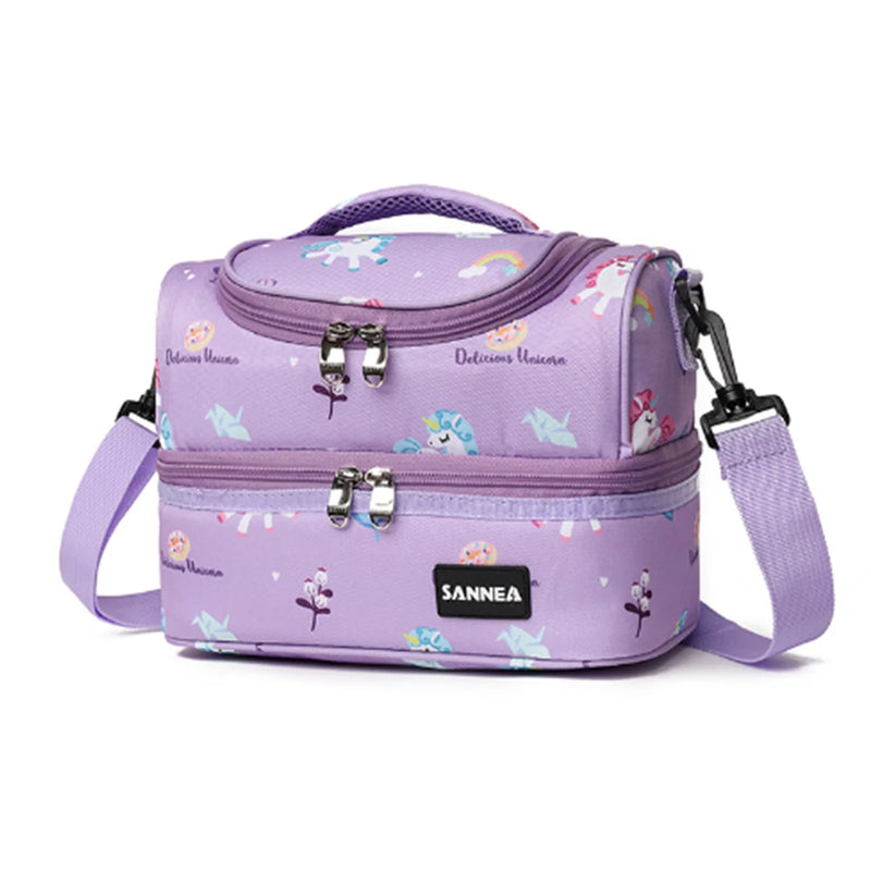 Reusable Insulated Lunch Tote Bag Leak-Proof Large Capacity Crossbody Thermal Coolers