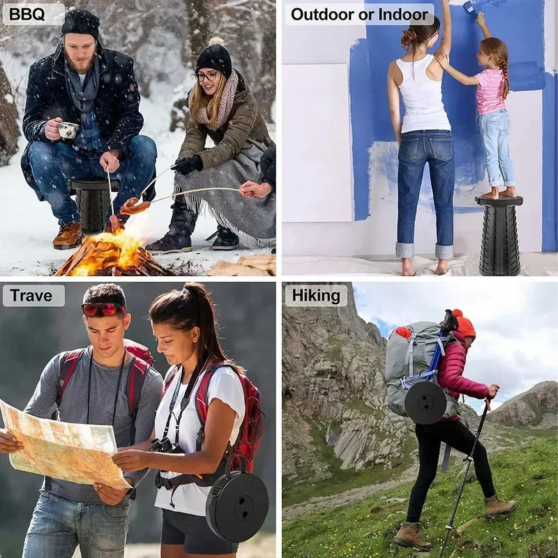  Lightweight Plastic Camping Chair Portable Folding Stools Outdoor Portable Stools 