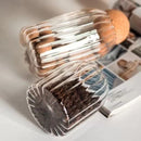 Cork Stopper Transparent Glass Sealed Jar Kitchen Food Tea Candy Coffee Beans Spices Storage Tank