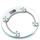 Round Shape Digital Body Weight Scale High-Definition LCD Display Bathroom Scale Floor Electronic Scales Precision 0.2-180KG