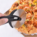  Pizza Cutter Wheel Stainless Steel Blade Pizza Wheel Anti-Slip Handle Pastry Slicer for Pies Waffles Dough Cookies