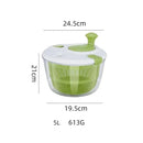 Salad Spinner Dryer Household Vegetable Dehydrator Fruit Drain Basket Multifunctio Spinner Dryer Washing Drying Kitchen Tools