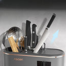 Multi Functional Kitchen Knives Storage Rack Seasoning Storage Box Forks Spoons Tableware Basket