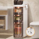 Luxury Bathroom Gap Storage Bathroom Cabinets Home Kitchen Multi-Layer Shelf with Wheels Organizing Cabinet 