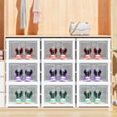Foldable Shoe Rack Organizer Installation Free Stackable Dustproof Transparent Multi Layer Shoe Rack
