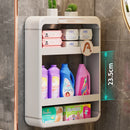 Shelves Vanity Bathroom Cabinet Organizer Wall Perfume Accessories Partitions Cupboard over Space Saver Gabinete Salon Furniture