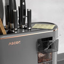 Multi Functional Kitchen Knives Storage Rack Seasoning Storage Box Forks Spoons Tableware Basket