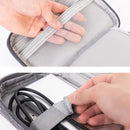 Waterproof Polyester Cable Storage Bag USB Data Line Charger Plug Cable Electronic Accessories Organizer Non-Deformable