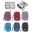 Waterproof Polyester Cable Storage Bag USB Data Line Charger Plug Cable Electronic Accessories Organizer Non-Deformable